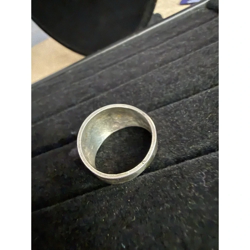 Sterling Silver 925 Dome Band Ring Size 9